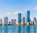 Vue de Miami, États-Unis