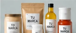 Contenants de produits avec des étiquettes génériques de marque privée